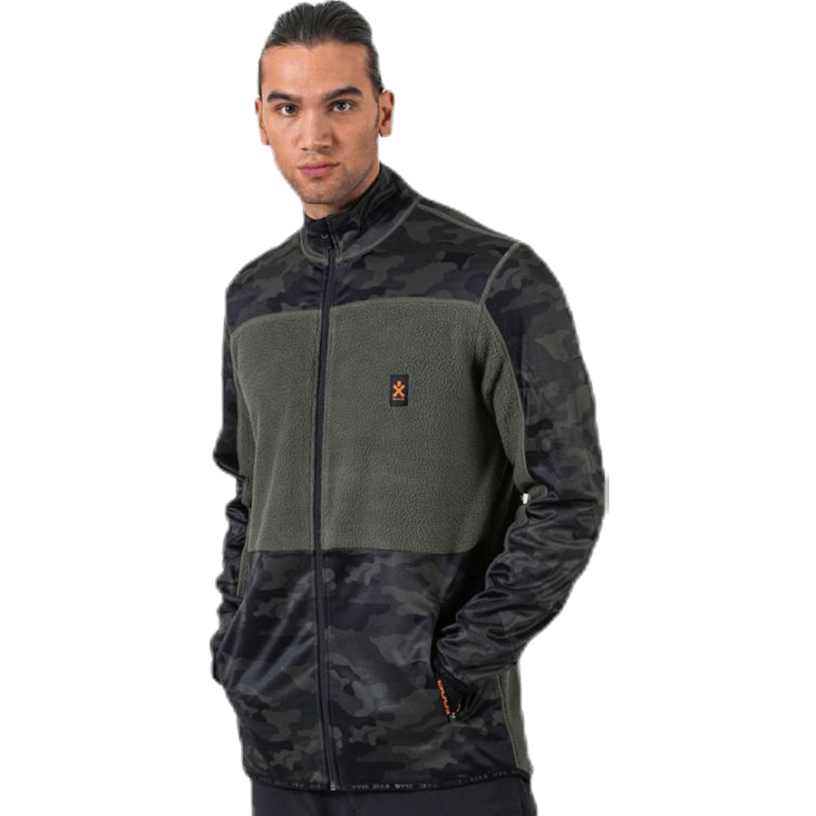 Camo Fleece Jacket Green