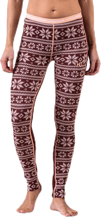 Knute Pant Red, Female, Vêtements, couches de base, Sport d'hiver, Rouge, S