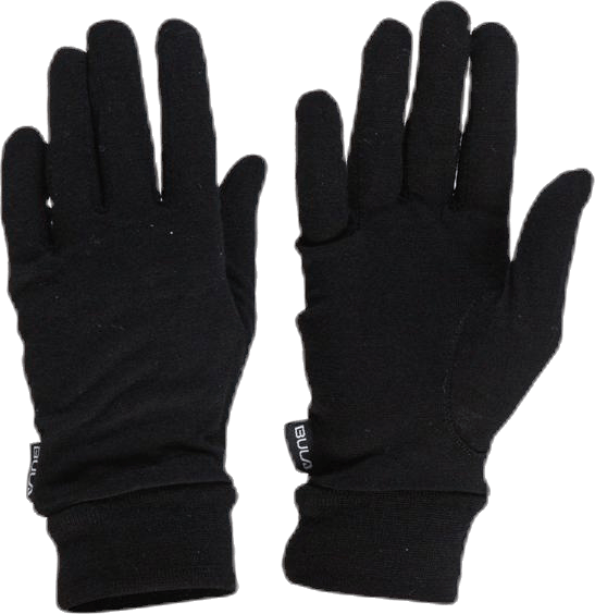 Wool Glove Liner  Black