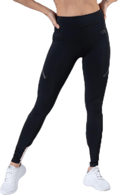 Caroline Tights Black, Female, Apparels, Leggings, Workout, Black, M