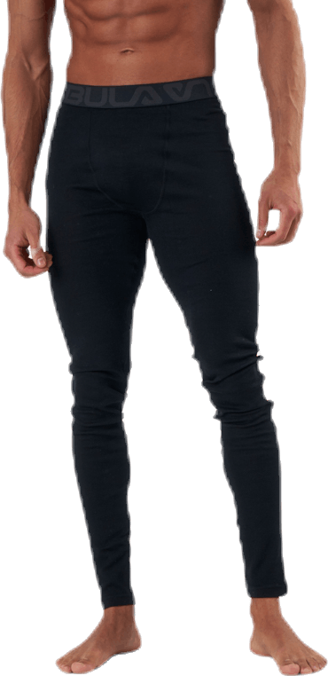 Camo Merino Wool Pants Black, Male, Apparels, base layers, Black, S