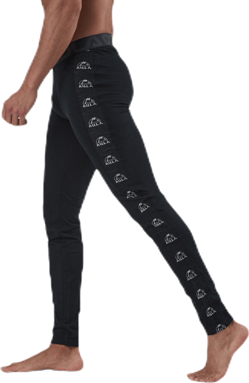 Tape Merino Wool Pants Black