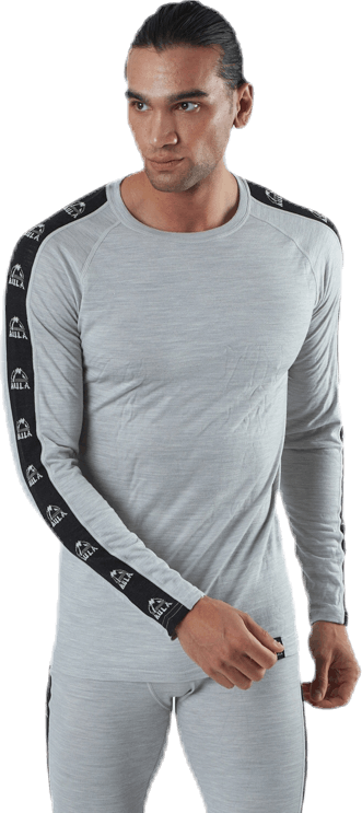 Tape Merino Wool Crew Grey, Male, Ropa, capas base, Gris, XL