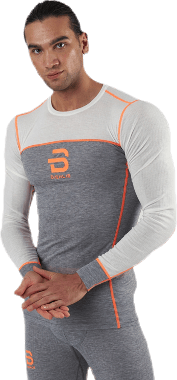 Performance Tech LS White/Grey, Male, Apparels, Shirts, Cross-country skiing, White/Grey, S