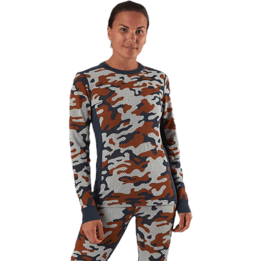 Kongle Long Sleeve Shirt Patterned/Brown