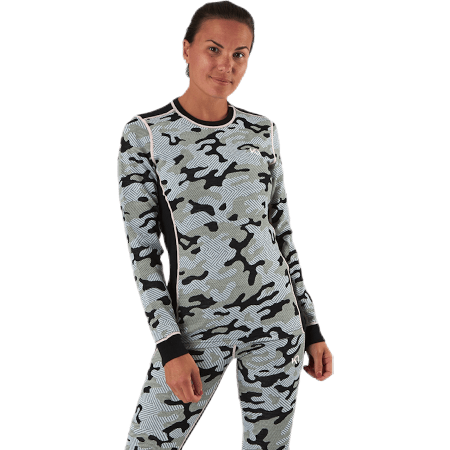 Kongle Long Sleeve Shirt Patterned/Beige