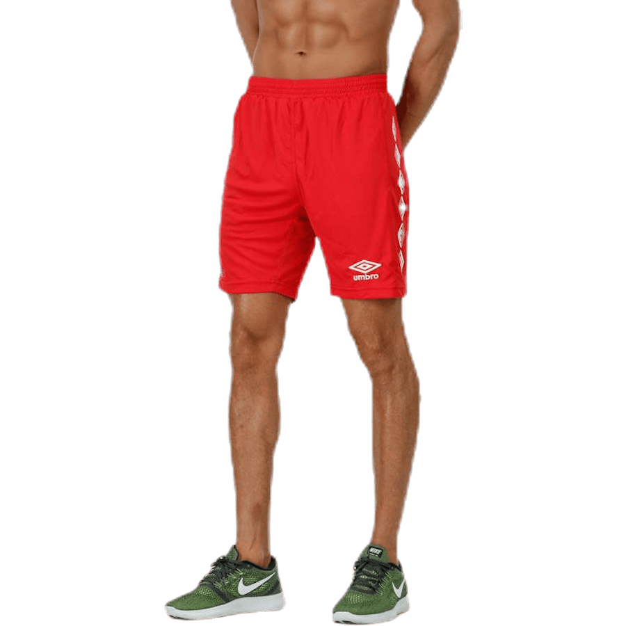 UX-1 Player Shorts White/Red