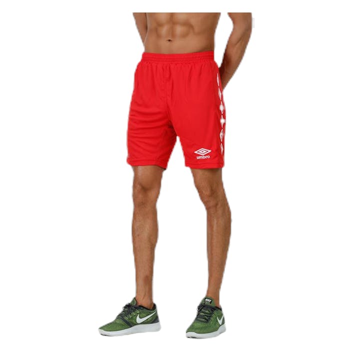 UX-1 Player Shorts White/Red, Male, Odevy, Šortky, Futbal, Biely/Červená, XXL