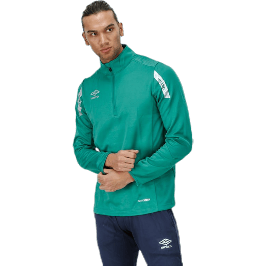 Core Sweat Half Zip Green