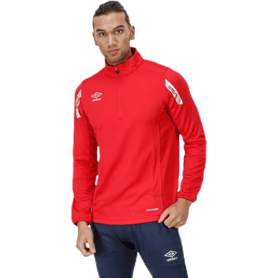 Core Sweat Half Zip Red