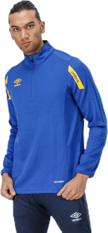Core Sweat Half Zip Blue/Yellow