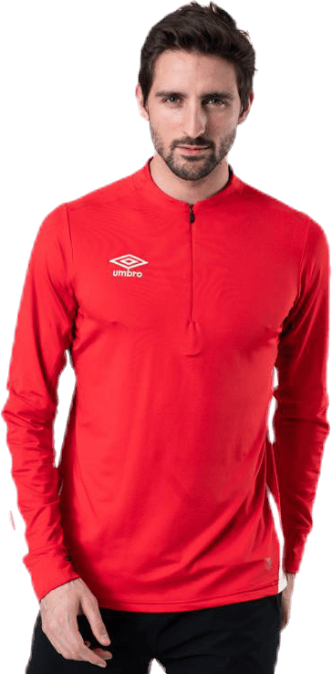 UX Elite Halfzip Top White/Red, Male, Vaatteet, Paidat, Jalkapallo, Valkoinen/Punainen, XL