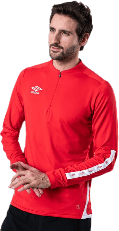 UX Elite Halfzip Top White/Red - Bild 2