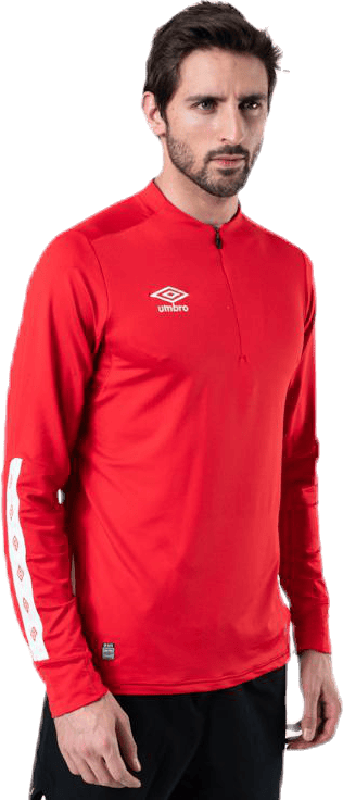 UX Elite Halfzip Top White/Red - Bild 4