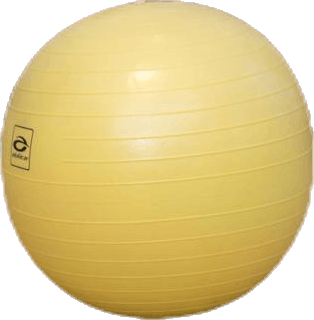 GymBall, 45 cm Yellow