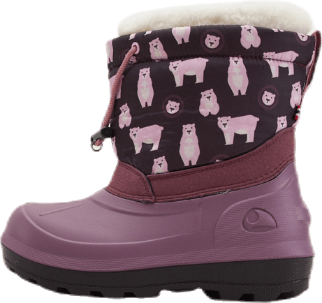 Snowfall Bear Purple, Unisex, Shoes, Boots, winter boots, Purple, EU 26