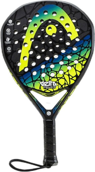 Delta Power CB Black/Yellow, Unisex, Utrustning, racketar, Padel, Svart/Gul, ONESIZE