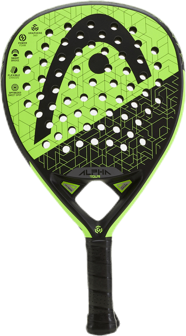 Alpha Tour Black/Yellow, Unisex, Utrustning, racketar, Padel, Svart/Gul, ONESIZE