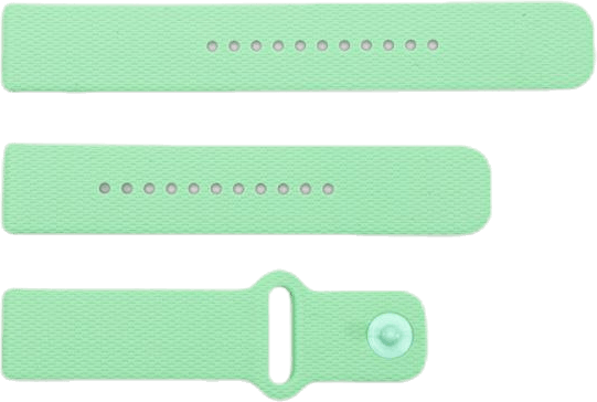 Extra silikonarmband Unite, S-L Green, Unisex, Utrustning, Elektronik, Träning, Grön, 0