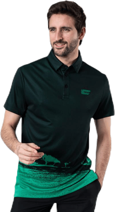 Nash Reg Fit-TX Jaquard Black, Male, Apparels, T-shirt, Golf, Black, L