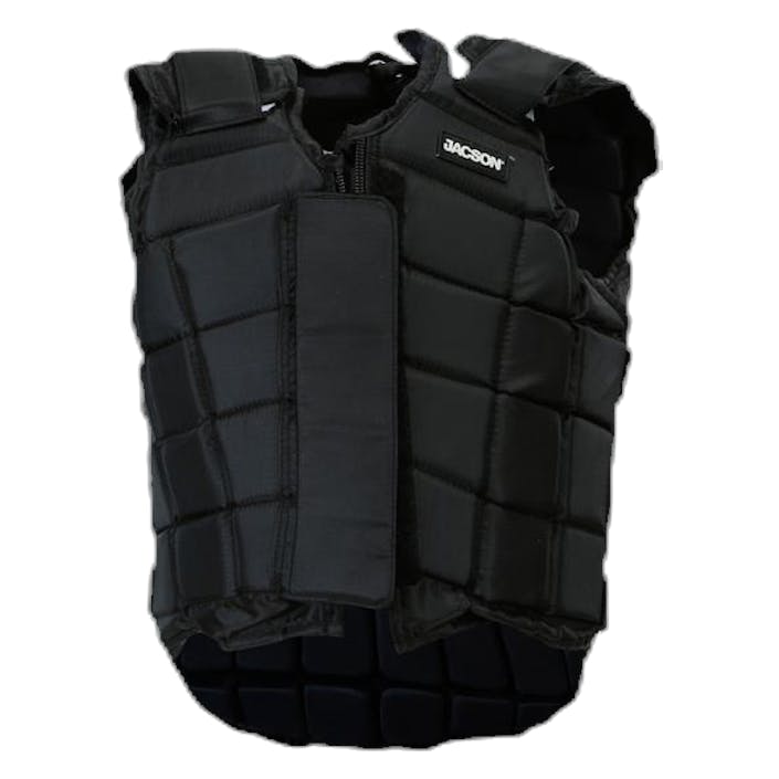 Safety Vest Junior Black, Unisex, Utrustning, Skydd, Hästsport, Svart, L