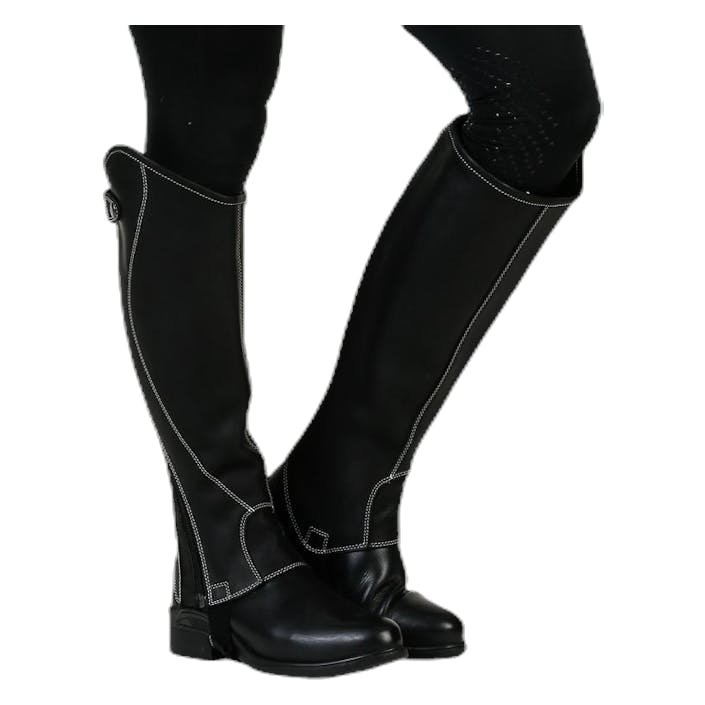 Shortchaps Santiani Wide Black, Unisex, Equipment, equestrian, Equestrian sports, Black, M