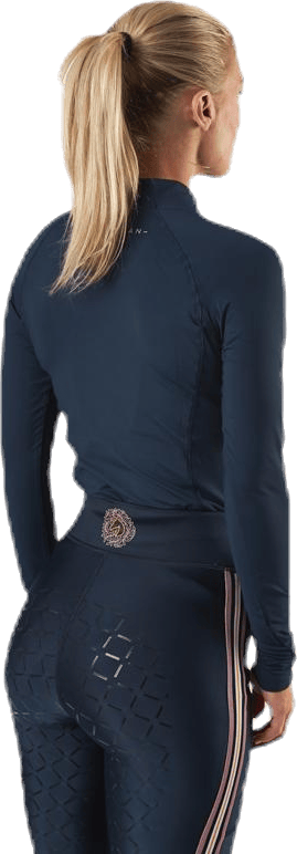 Malou Long Sleeve Tech Top Blue - Bild 2