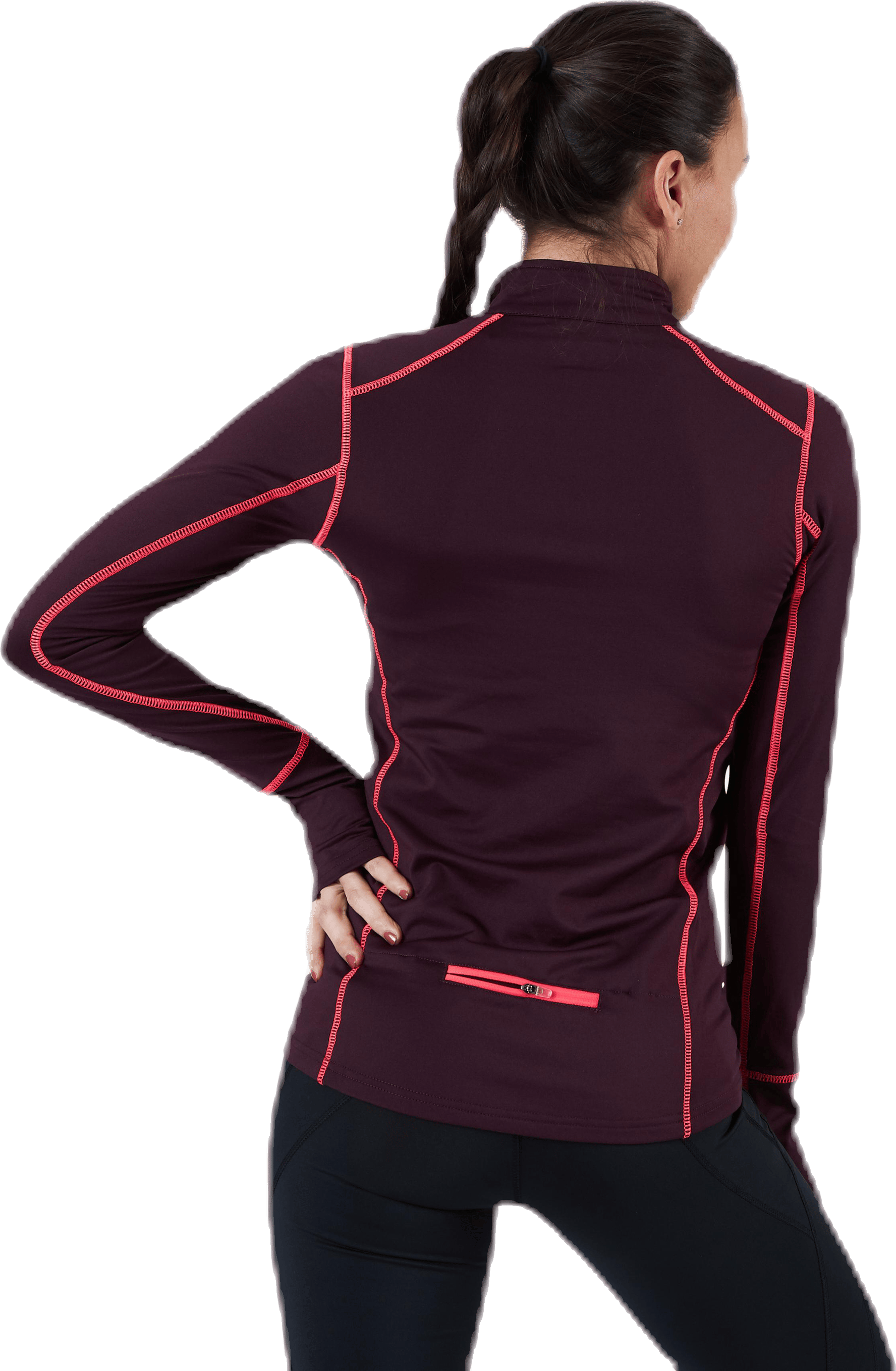 Tröja m. Zip OT Red - Bild 3