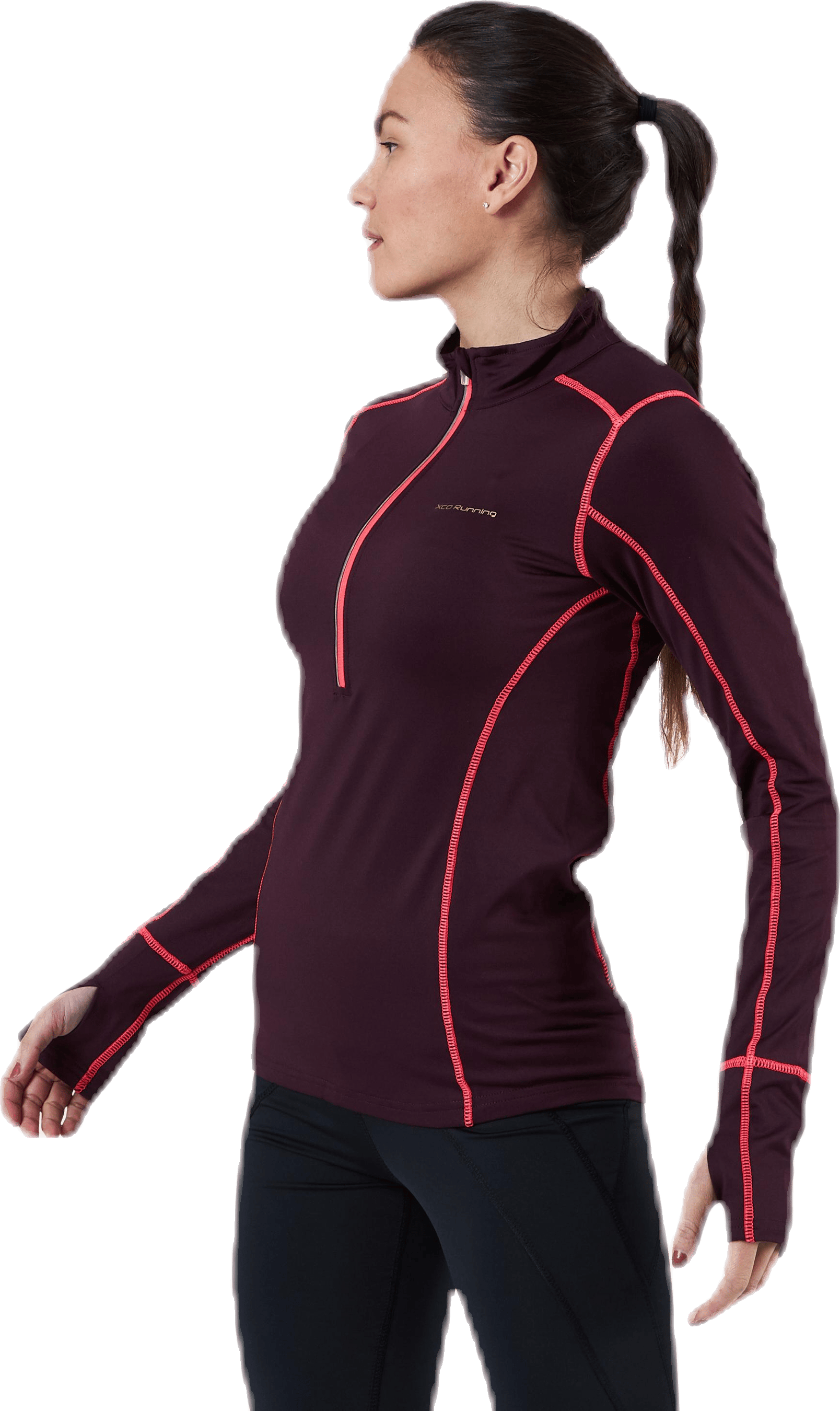 Tröja m. Zip OT Red - Bild 4