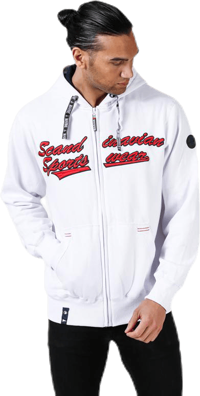 La Rochelle Zip Hood White, Male, Vêtements, Chemises, Blanc, XXL