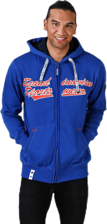 La Rochelle Zip Hood Blue