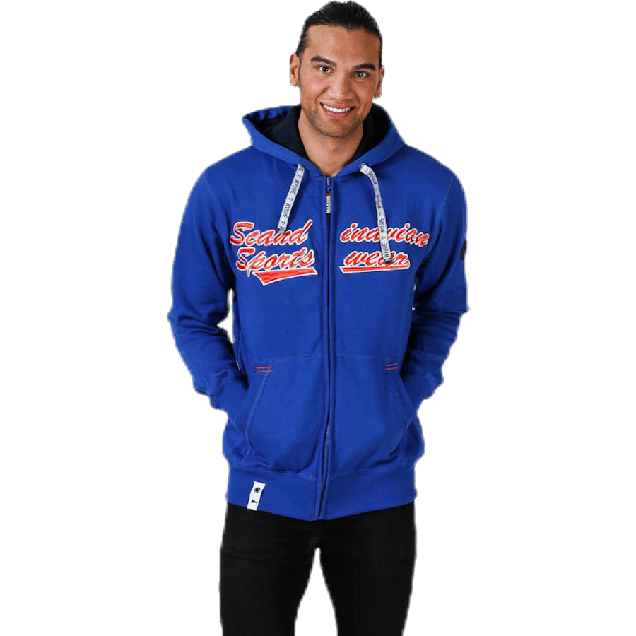 La Rochelle Zip Hood Blue