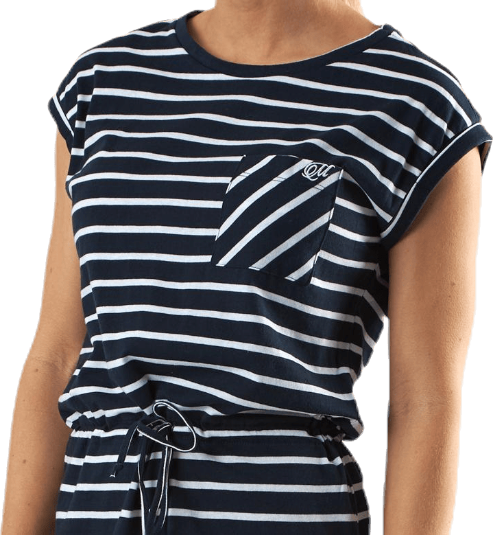 Bellevue Dress Blue/White - Bild 5