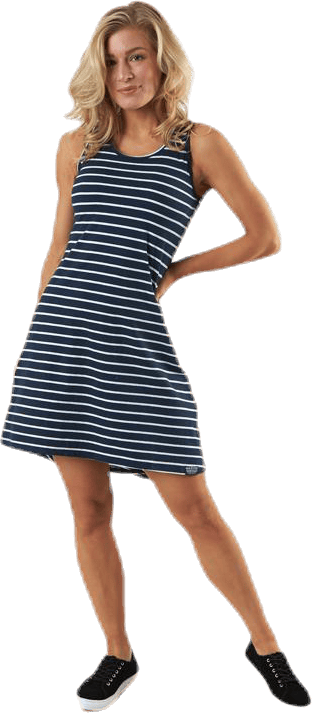 Pasadena Dress Blue/White