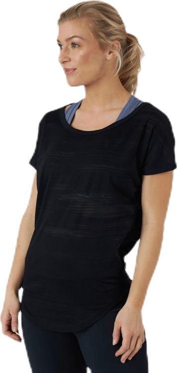 Top Black, Female, Vêtements, T-shirt, Entraînement, Noir, XS