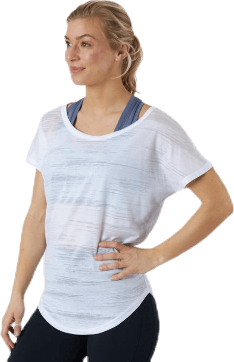 Top White, Female, Vêtements, T-shirt, Entraînement, Blanc, XL