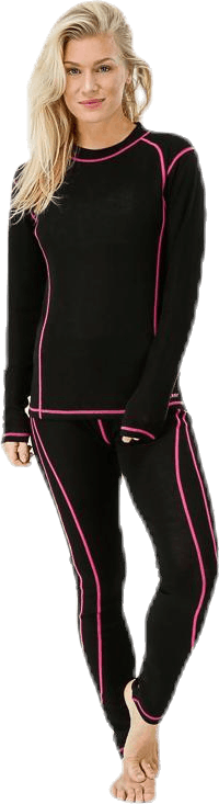 Nuuk Lady Set Black, Female, Odevy, základné vrstvy, Čierna, M