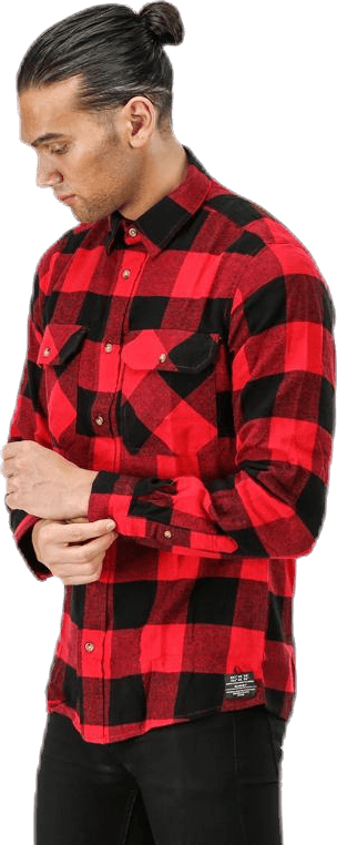 Dan Shirt Red, Male, Apparels, Shirts, Red, S