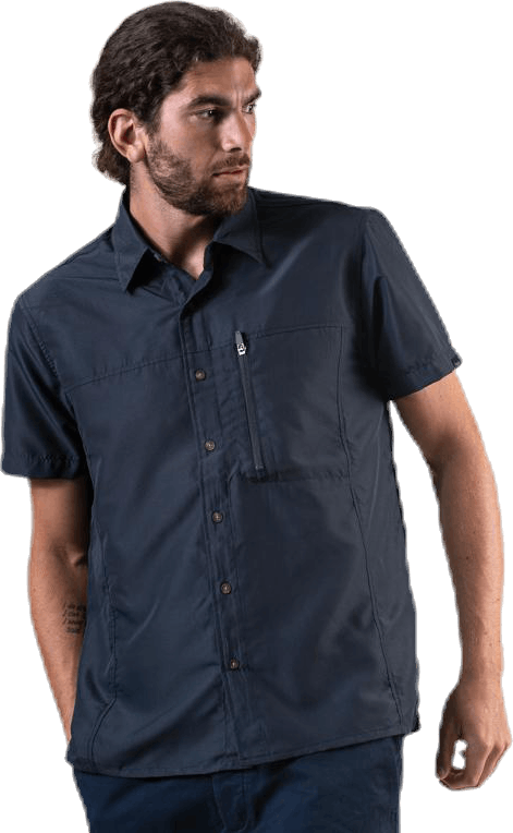 Field Shirt Blue, Male, Kleding, T-shirt, Blauw, XXL