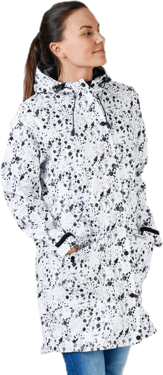 Electra Jacket White splash, Female, Abbigliamento, giacche, Bianca/Nero, XXL