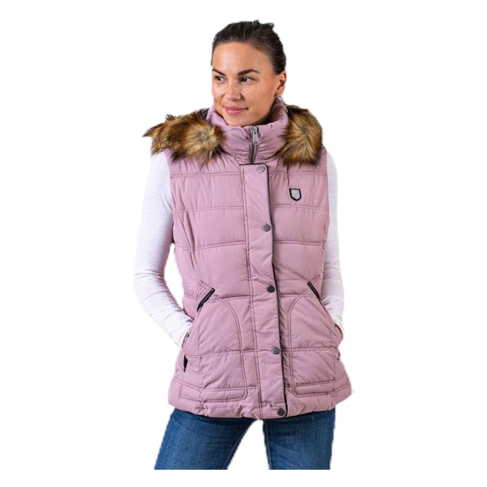 Nadja Waistcoat Pink, Female, Klær, jakker, Rosa, XS