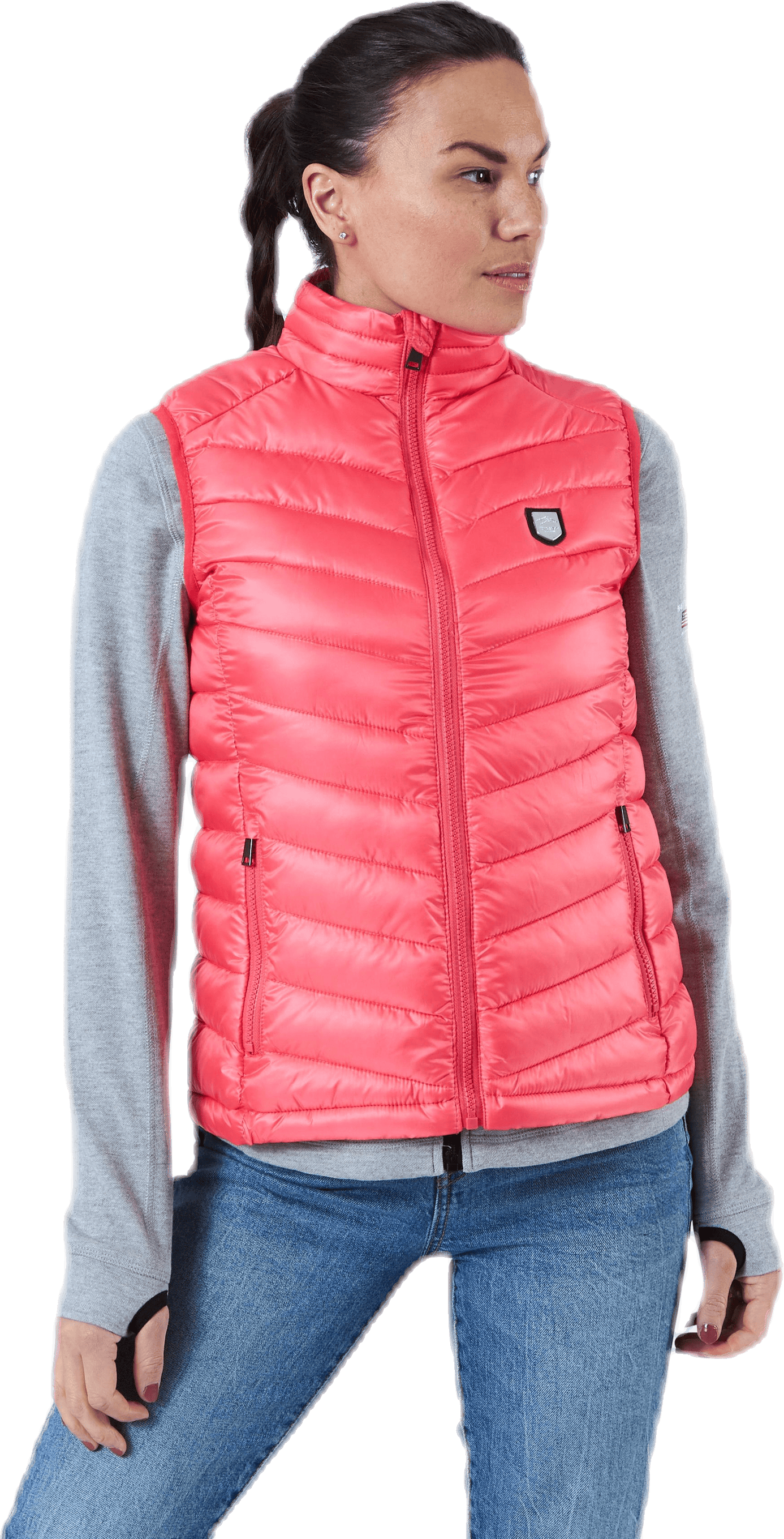 Sofia Waistcoat Pink, Female, Apparels, jackets, Pink, XXXL
