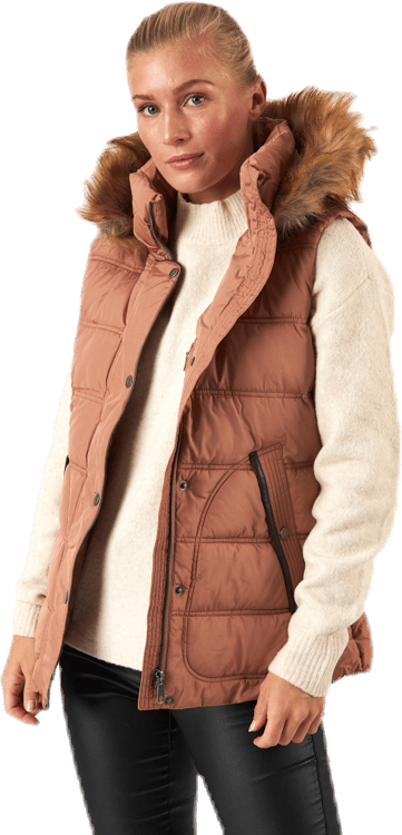 Nadja Waistcoat Beige, Female, Apparels, jackets, Beige, XXXL