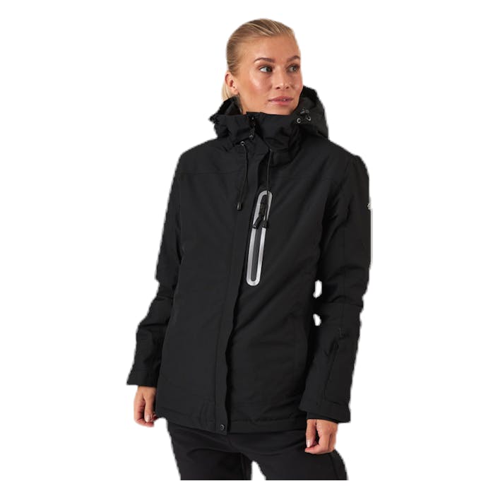 Tiza Jacket Black, Female, Vêtements, vestes, Sport d'hiver, Noir, M