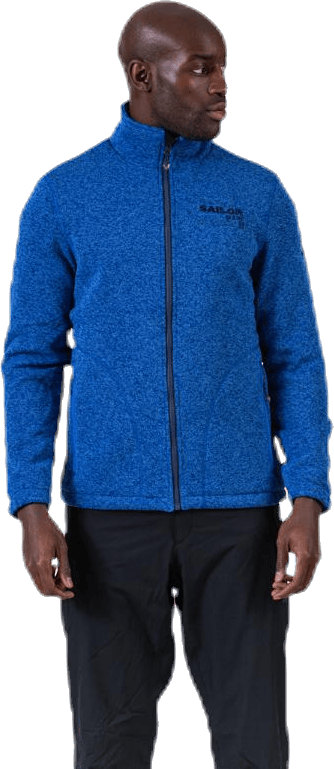 Ralf Melange Fleece Jacket w. Windproof Lining Blue, Male, Vaatteet, takit, Sininen, XXL
