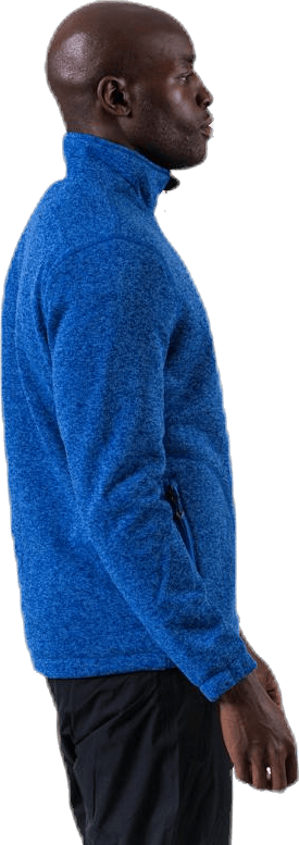 Ralf Melange Fleece Jacket w. Windproof Lining Blue - Bild 4