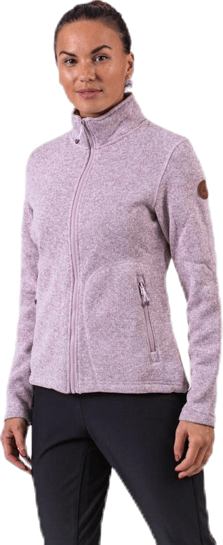 Paulina Melange Fleece Jacket Pink - Bild 5
