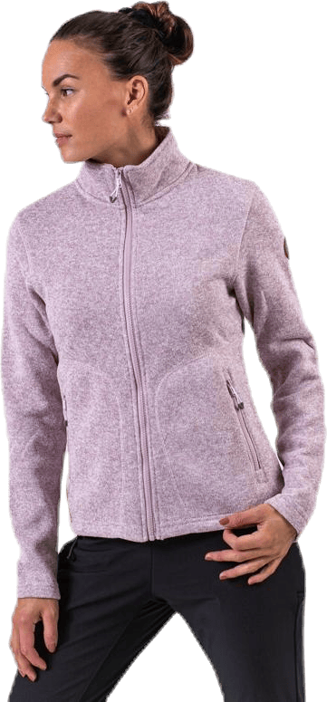 Paulina Melange Fleece Jacket Pink - Bild 6