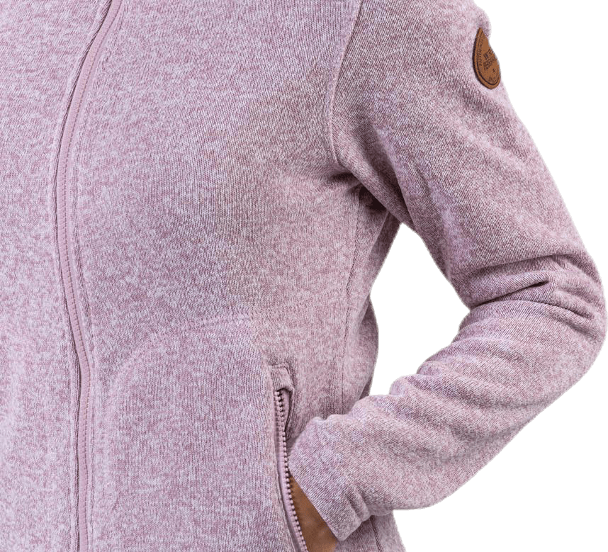 Paulina Melange Fleece Jacket Pink - Bild 7