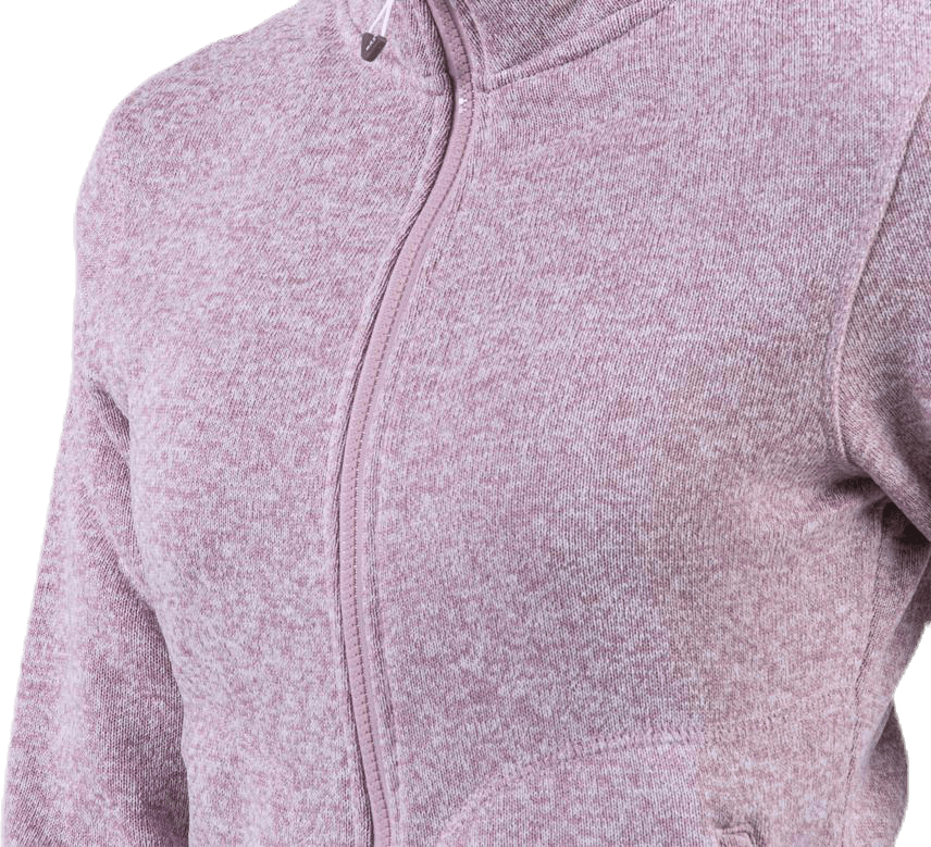 Paulina Melange Fleece Jacket Pink - Bild 8